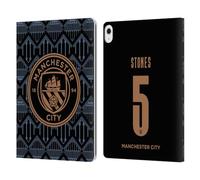 Head Case Designs Officially Licensed Manchester City Man City FC John Stones 2020/21 Players Away Kit Group 2 Leather Wallet Case Compatible With Apple iPad Air 13 2024/2025
