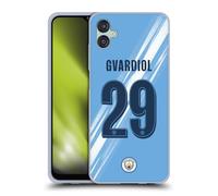Head Case Designs Officially Licensed Manchester City Man City FC Jošo Gvardiol 2025/26 Players Home Kit 1st Group Gel Case [Military Grade Protection] Compatible With Samsung Galaxy M04 5G / A04e
