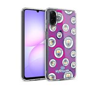 Head Case Designs Officially Licensed Manchester City Man City FC Logo 2 Moonchester & Moonbeam Gel Case [Military Grade Protection] Compatible With Samsung Galaxy A07 4G