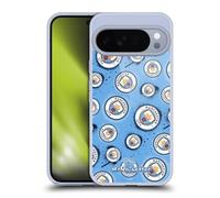 Head Case Designs Officially Licensed Manchester City Man City FC Logo Moonchester & Moonbeam Gel Case [Military Grade Protection] Compatible with Google Pixel 10 Pro XL and Compatible with MagSafe