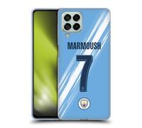 Head Case Designs Officially Licensed Manchester City Man City FC Omar Marmoush 2025/26 Players Home Kit 1st Group Gel Case [Military Grade Protection] Compatible With Samsung Galaxy M53 (2022)