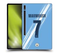Head Case Designs Officially Licensed Manchester City Man City FC Omar Marmoush 2025/26 Players Home Kit Gel Case [Military Grade Protection] Compatible With Samsung Galaxy Tab S8 Plus
