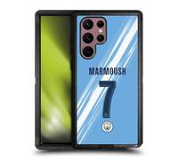 Head Case Designs Officially Licensed Manchester City Man City FC Omar Marmoush 2025/26 Players Home Kit Ultra-Armoured Shockproof Case [Military Grade] Compatible With Samsung Galaxy S22 Ultra 5G
