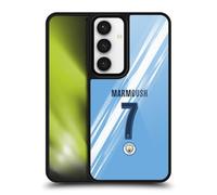 Head Case Designs Officially Licensed Manchester City Man City FC Omar Marmoush 2025/26 Players Home Kit Gel Armour Case [Military Grade Protection] Compatible With Samsung Galaxy S24 5G