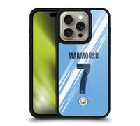 Head Case Designs Officially Licensed Manchester City Man City FC Omar Marmoush 2025/26 Players Home Kit Gel Armour Case [Military Grade Protection] Compatible With Apple iPhone 16 Pro