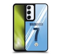 Head Case Designs Officially Licensed Manchester City Man City FC Omar Marmoush 2025/26 Players Home Kit Gel Armour Case [Military Grade Protection] Compatible With Samsung Galaxy A55 5G