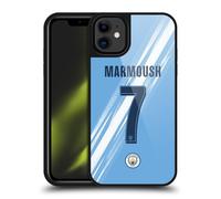 Head Case Designs Officially Licensed Manchester City Man City FC Omar Marmoush 2025/26 Players Home Kit Gel Armour Case [Military Grade Protection] Compatible With Apple iPhone 11