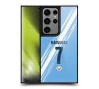 Head Case Designs Officially Licensed Manchester City Man City FC Omar Marmoush 2025/26 Players Home Kit Gel Armour Case [Military Grade Protection] Compatible With Samsung Galaxy S24 Ultra 5G