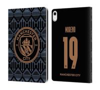 Head Case Designs Officially Licensed Manchester City Man City FC Pablo Moreno 2020/21 Players Away Kit Group 1 Leather Wallet Case Compatible With Apple iPad 10.9 2022/2025