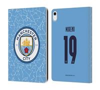 Head Case Designs Officially Licensed Manchester City Man City FC Pablo Moreno 2020/21 Players Home Kit Group 1 Leather Wallet Case Compatible With Apple iPad 10.9 2022/2025
