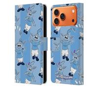 Head Case Designs Officially Licensed Manchester City Man City FC Pattern 2 Moonchester & Moonbeam Leather Wallet Case Compatible With Apple iPhone 17 Pro Max