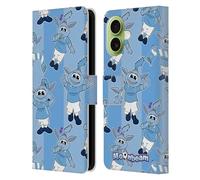 Head Case Designs Officially Licensed Manchester City Man City FC Pattern 2 Moonchester & Moonbeam Leather Wallet Case Compatible With Apple iPhone 17