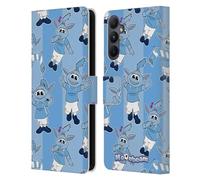 Head Case Designs Officially Licensed Manchester City Man City FC Pattern 2 Moonchester & Moonbeam Leather Wallet Case Compatible With Samsung Galaxy A05s