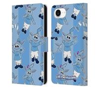 Head Case Designs Officially Licensed Manchester City Man City FC Pattern 2 Moonchester & Moonbeam Leather Wallet Case Compatible With Apple iPhone 16e