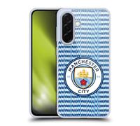 Head Case Designs Officially Licensed Manchester City Man City FC Pattern We're Not Really Here Gel Case [Military Grade Protection] Compatible With Samsung Galaxy A36 5G