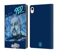 Head Case Designs Officially Licensed Manchester City Man City FC Pep Guardiola Graffiti Collection by Murwalls Leather Wallet Case Compatible With Apple iPad mini (2021/2024)