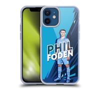 Head Case Designs Officially Licensed Manchester City Man City FC Phil Foden 2021/22 First Team Gel Case [Military Grade Protection] Compatible with Apple iPhone 12 Mini and Compatible with MagSafe