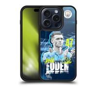 Head Case Designs Officially Licensed Manchester City Man City FC Phil Foden 2022/23 First Team Gel Armour Case [Military Grade Protection] Compatible With Apple iPhone 15 Pro