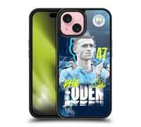 Head Case Designs Officially Licensed Manchester City Man City FC Phil Foden 2022/23 First Team Gel Armour Case [Military Grade Protection] Compatible With Apple iPhone 15