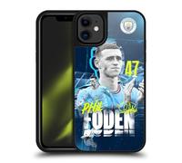 Head Case Designs Officially Licensed Manchester City Man City FC Phil Foden 2022/23 First Team Gel Armour Case [Military Grade Protection] Compatible With Apple iPhone 11