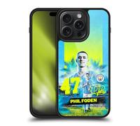 Head Case Designs Officially Licensed Manchester City Man City FC Phil Foden 2023/24 First Team Gel Armour Case [Military Grade Protection] Compatible With Apple iPhone 15 Pro Max