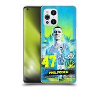 Head Case Designs Officially Licensed Manchester City Man City FC Phil Foden 2023/24 First Team Hard Back Case Compatible With Oppo Find X3 / Pro