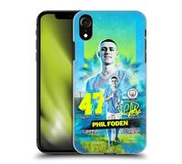 Head Case Designs Officially Licensed Manchester City Man City FC Phil Foden 2023/24 First Team Hard Back Case Compatible With Apple iPhone XR