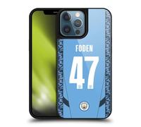 Head Case Designs Officially Licensed Manchester City Man City FC Phil Foden 2024/25 Players Home Kit Gel Armour Case [Military Grade Protection] Compatible With Apple iPhone 13 Pro Max