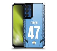 Head Case Designs Officially Licensed Manchester City Man City FC Phil Foden 2024/25 Players Home Kit Gel Armour Case [Military Grade Protection] Compatible With Samsung Galaxy A15