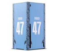 Head Case Designs Officially Licensed Manchester City Man City FC Phil Foden 2024/25 Players Home Kit Game Console Wrap Case Cover Compatible With Xbox Series X Console