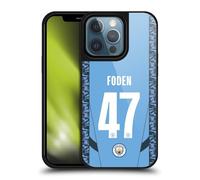 Head Case Designs Officially Licensed Manchester City Man City FC Phil Foden 2024/25 Players Home Kit Gel Armour Case [Military Grade Protection] Compatible With Apple iPhone 13 Pro