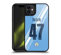 Head Case Designs Officially Licensed Manchester City Man City FC Phil Foden 2025/26 Players Home Kit Gel Armour Case [Military Grade Protection] Compatible With Apple iPhone 11
