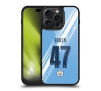 Head Case Designs Officially Licensed Manchester City Man City FC Phil Foden 2025/26 Players Home Kit Gel Armour Case [Military Grade Protection] Compatible With Apple iPhone 15 Pro Max