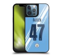 Head Case Designs Officially Licensed Manchester City Man City FC Phil Foden 2025/26 Players Home Kit Gel Armour Case [Military Grade Drop Protection] Compatible With Apple iPhone 13 Pro Max
