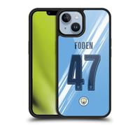 Head Case Designs Officially Licensed Manchester City Man City FC Phil Foden 2025/26 Players Home Kit Gel Armour Case [Military Grade Protection] Compatible With Apple iPhone 14