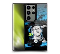 Head Case Designs Officially Licensed Manchester City Man City FC Phil Foden Graffiti Collection by Murwalls Gel Armour Case [Military Grade Protection] Compatible With Samsung Galaxy S24 Ultra 5G