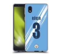 Head Case Designs Officially Licensed Manchester City Man City FC Rúben Dias 2025/26 Players Home Kit 1st Group Gel Case [Military Grade Protection] Compatible With Samsung Galaxy A01 Core (2020)