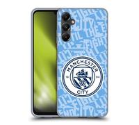 Head Case Designs Officially Licensed Manchester City Man City FC Sky Blue Fight Patterns Gel Case [Military Grade Protection] Compatible With Samsung Galaxy A05s