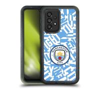 Head Case Designs Officially Licensed Manchester City Man City FC Sky Blue Pattern Fight Graphics Ultra-Armoured Shockproof Case [Military Grade Protection] Compatible With Galaxy A33 5G (2022)