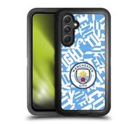 Head Case Designs Officially Licensed Manchester City Man City FC Sky Blue Pattern Fight Graphics Ultra-Armoured Shockproof Case [Military Grade Protection] Compatible With Samsung Galaxy A54 5G