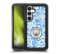 Head Case Designs Officially Licensed Manchester City Man City FC Sky Blue Pattern Fight Graphics Ultra-Armoured Shockproof Case [Military Grade Protection] Compatible With Samsung Galaxy S24 5G