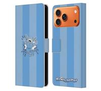 Head Case Designs Officially Licensed Manchester City Man City FC Super City Moonchester & Moonbeam Leather Wallet Case Compatible With Apple iPhone 17 Pro Max