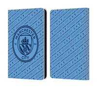 Head Case Designs Officially Licensed Manchester City Man City FC The Best Team Patterns Leather Wallet Case Compatible With Amazon Kindle 11th Gen 6in 2022