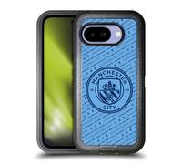 Head Case Designs Officially Licensed Manchester City Man City FC The Best Team Patterns Ultra-Armoured Shockproof Case [Military Grade Protection] Compatible With Google Pixel 9A