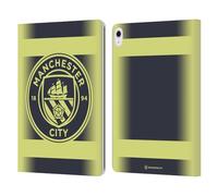 Head Case Designs Officially Licensed Manchester City Man City FC Third 2022/23 Badge Kit Leather Wallet Case Compatible With Apple iPad Air 13 2024/2025
