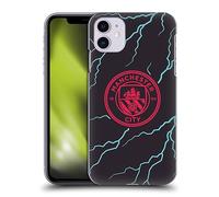 Head Case Designs Officially Licensed Manchester City Man City FC Third 2023/24 Badge Kit Hard Back Case Compatible With Apple iPhone 11
