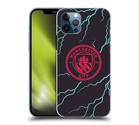 Head Case Designs Officially Licensed Manchester City Man City FC Third 2023/24 Badge Kit Hard Back Case Compatible With Apple iPhone 12 / iPhone 12 Pro
