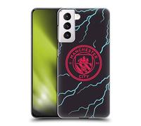 Head Case Designs Officially Licensed Manchester City Man City FC Third 2023/24 Badge Kit Hard Back Case Compatible With Samsung Galaxy S21 5G