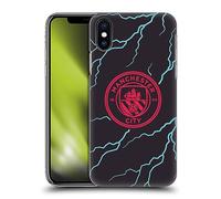 Head Case Designs Officially Licensed Manchester City Man City FC Third 2023/24 Badge Kit Hard Back Case Compatible With Apple iPhone X/iPhone XS
