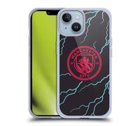 Head Case Designs Officially Licensed Manchester City Man City FC Third 2023/24 Badge Kit Soft Gel Case Compatible With Apple iPhone 14